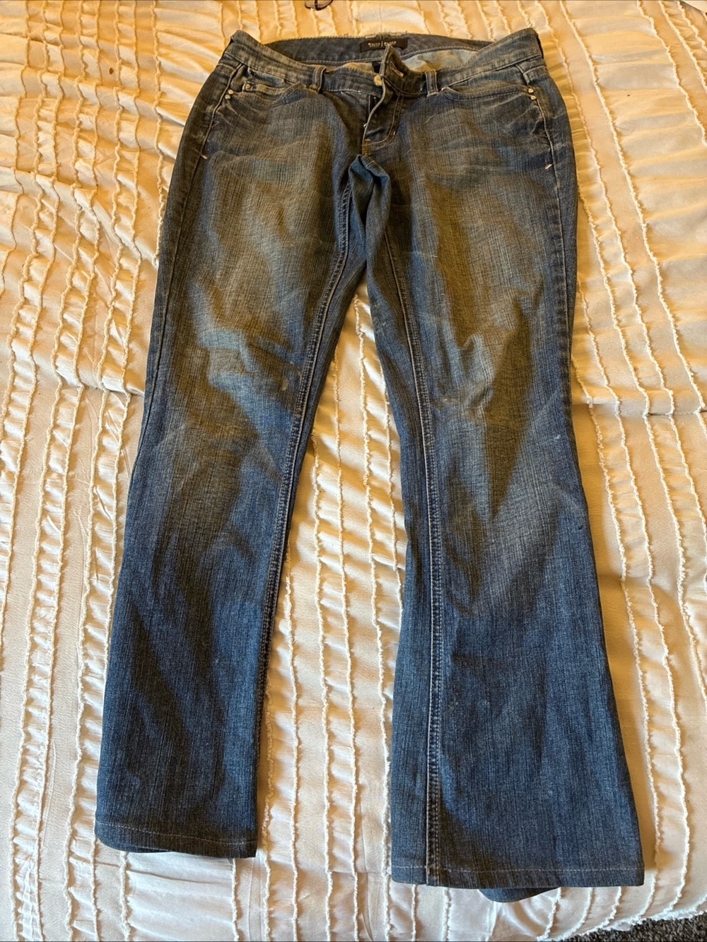 White House Black Market Dark Blue Bootcut Jeans
